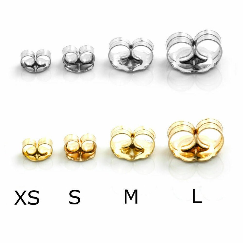 14k Solid Gold Push Backs. Replacement Backing- B… - image 4